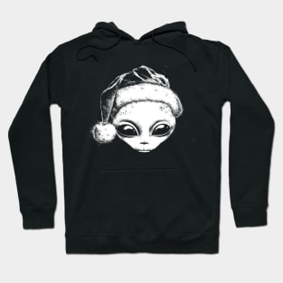 Alien-Santa Claus-Christmas-UFO Hoodie